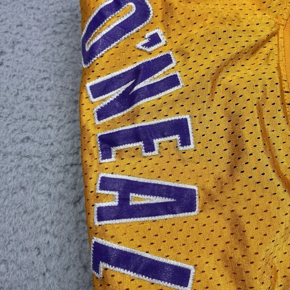 Vintage Nike Shaquille O'Neal LA Lakers‎ Swingman Jersey Youth L Y2K NBA